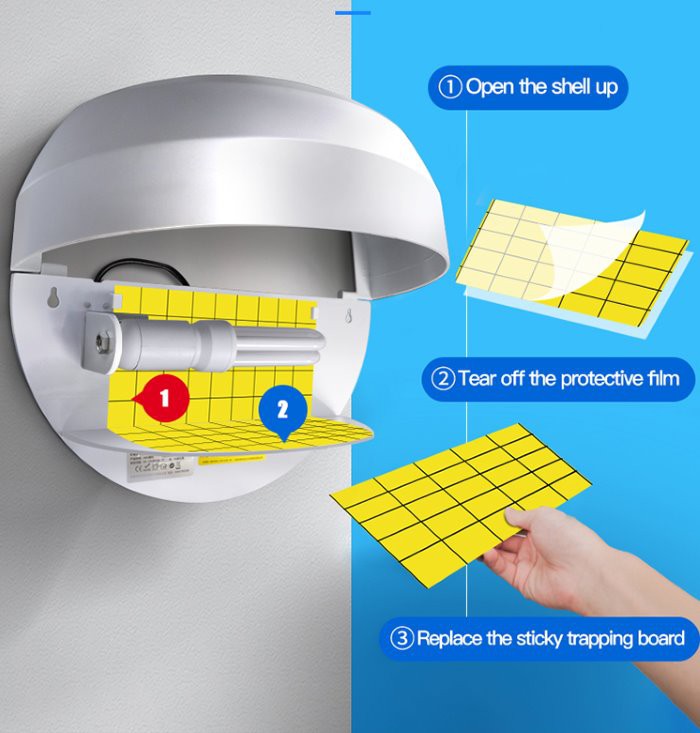 yellow mosquito paper for lamp